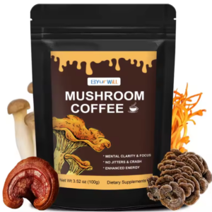 Natural Mushroom Supplement with Cordyceps Sinensis-Support Energy, Mental Clarity And Concentration -Brain Booster
