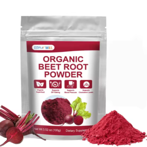 Organic Beet Root Powder – Raw, Non-GMO, Natural Energy Boost, Supports Circulation, Detox, & Heart Health ,Vegan, Gluten-Free