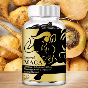 Maca Root Supplement - with Panax Ginseng To Boost Energy, Improve Endurance, Muscle Strength and Athletic Performance